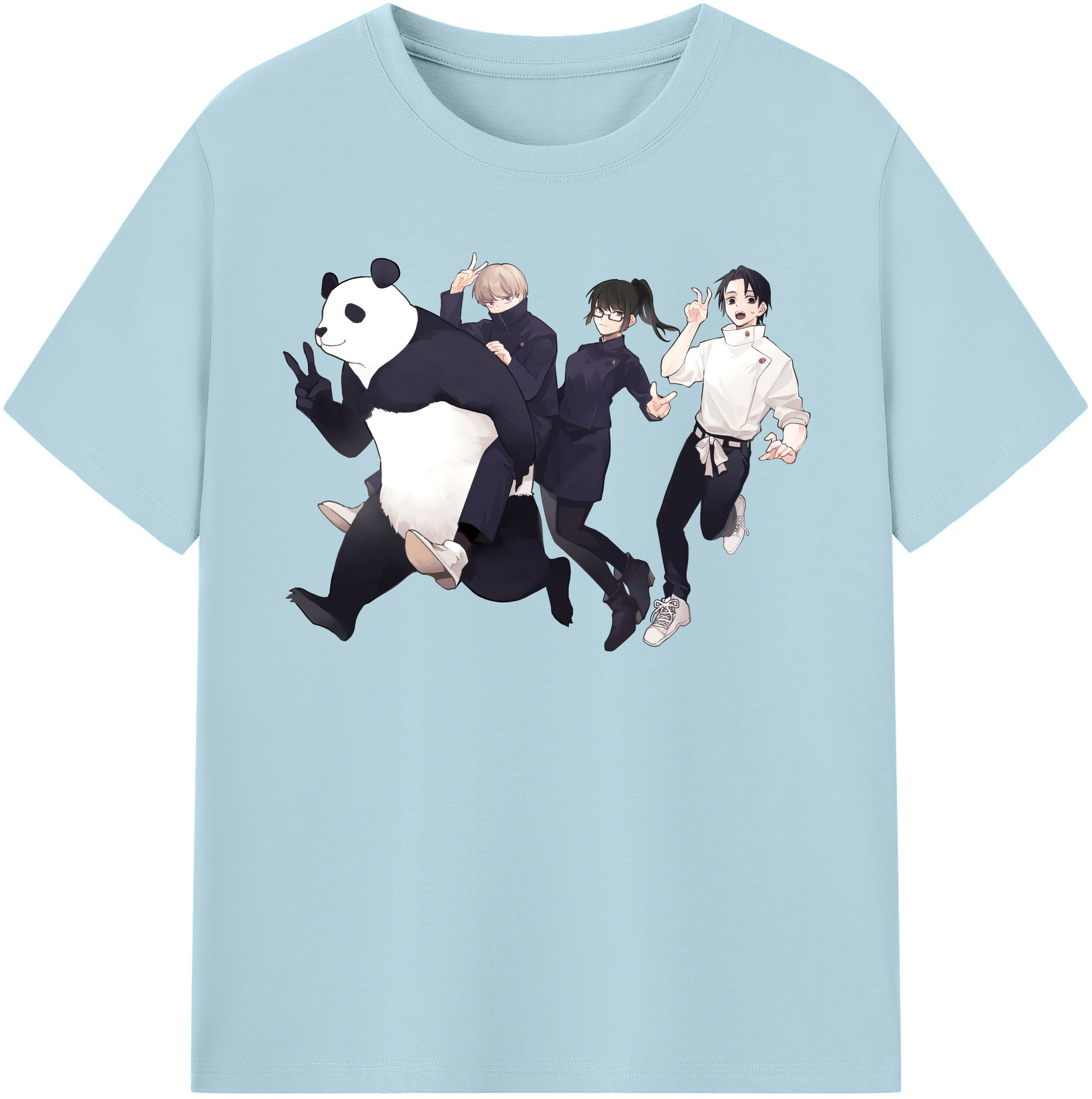 （画像用） 呪術廻戦 Jujutsu Kaisen 綿100％半袖Tシャツ（フロントプリント）